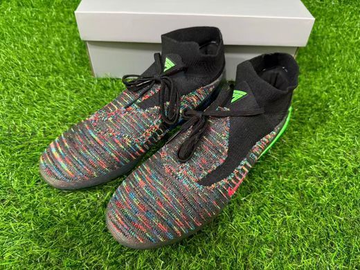 Детские Бутсы Футбольные без шнурков Nike Phantom GX 6 FG для игры на твердом поле черные 565 фото