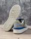 Кроссовки в стиле Adidas Forum 84 Low Beige/Blue Бежево-синие 1398 фото 5