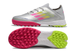 Футбольная обувь для детей Adidas F50 TF для искусственного покрытия серые F-556 фото