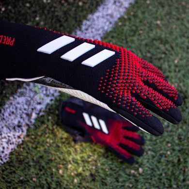 Вратарские перчатки Adidas Predator футбольные, 9, 10 707 фото