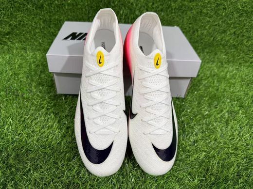 Бутсы Бутсы Nike Air Zoom Mercurial Vapor XVI FG бело-красный 654 р.39 для натурального поля FO-654 фото