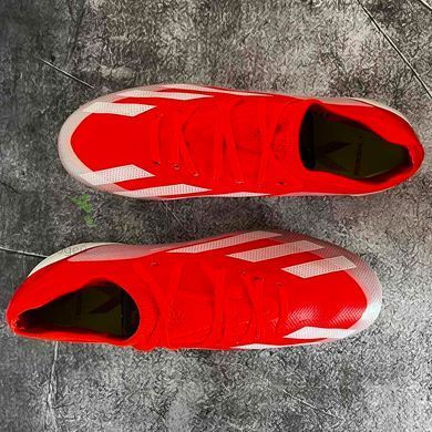 Бутсы для детей Adidas X SPEEDPORTAL.1 FG футбольные подростковые оранжевые 847 фото