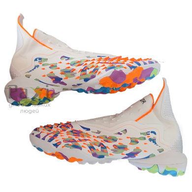 Детские футбольные сороконожки Adidas Predator FREAKTF подростковые 954 фото