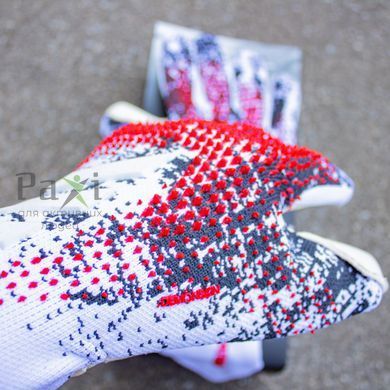 Вратарские перчатки Adidas Predator футбольные белые, 9, 10 715 фото