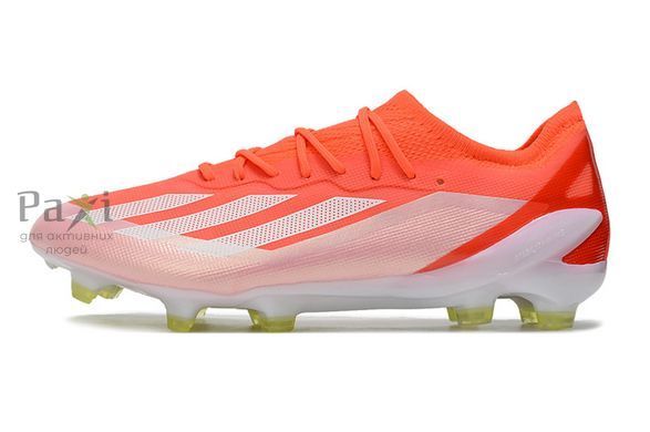 Бутсы для детей Adidas X SPEEDPORTAL.1 FG футбольные подростковые оранжевые 847 фото