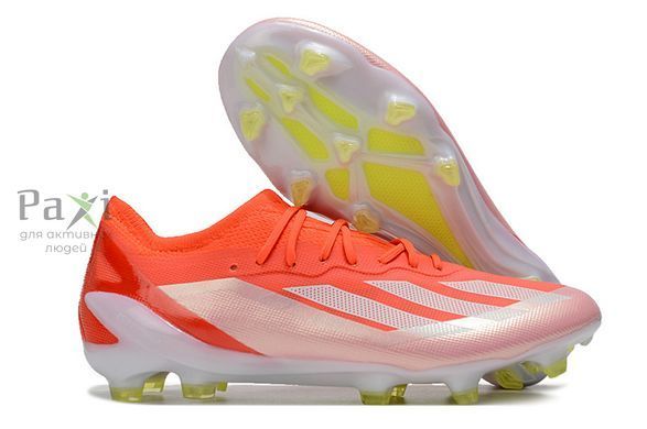 Бутсы для детей Adidas X SPEEDPORTAL.1 FG футбольные подростковые оранжевые 847 фото