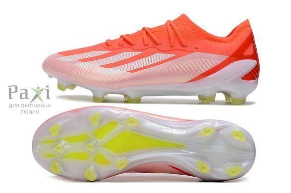 Бутсы для детей Adidas X SPEEDPORTAL.1 FG футбольные подростковые оранжевые 847 фото