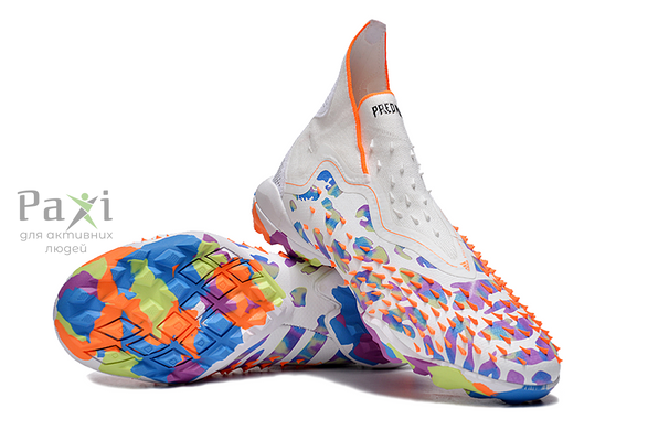 Детские футбольные сороконожки Adidas Predator FREAKTF подростковые 954 фото