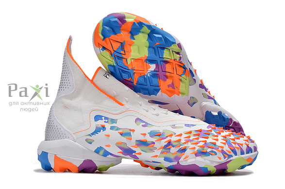 Детские футбольные сороконожки Adidas Predator FREAKTF подростковые 954 фото