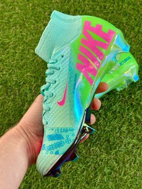 Бутсы футбольные детские Nike Air Zoom Mercurial Superfly 10 Elite FG с носком 1431 фото