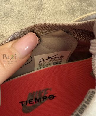 Бутсы футбольные Nike Tiempo Legend 10 FG Grey FO-705 фото