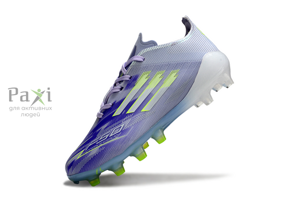 Детские бутсы Adidas F50 FG для футбола на натуральном поле фиолетовые F-555 фото