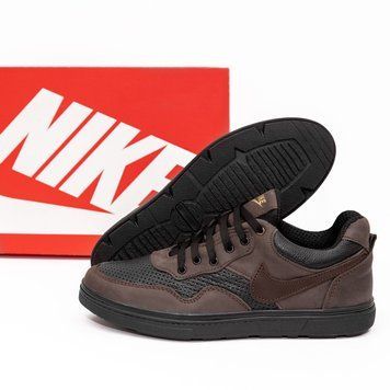 Мужские летние кожаные кроссовки, натуральная кожа, легкие, Украина, Nike 105359_40 фото
