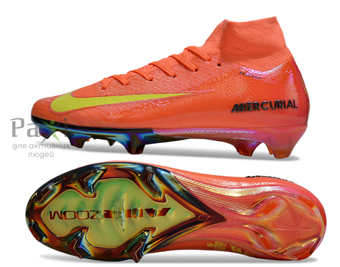 Бутсы детские Nike Air Zoom Mercurial Superfly 10 Elite FG с носком для футбола 1429 фото
