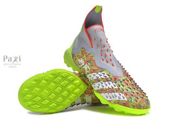 Сороконожки футбольные Adidas Predator FREAK TF без шнурков 205 фото