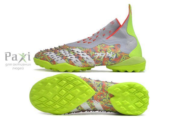Сороконіжки футбольні Adidas Predator FREAK TF без шнурків p.39 205 фото