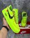 Мужские кроссовки Nike Air Force x Off-White Green Салатовые 248RCX1310 фото 4